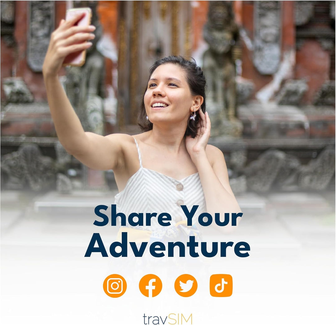 travSIM Bali SIM-Karte | 12GB Daten | 4G/5G Geschwindigkeiten | Kostenloses Roaming in Indonesien &