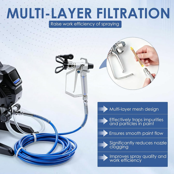 Airless Farbspritzgerät Filter Set 24 Stück, kompatibel mit Graco Magnum ProX17/ProX19 &amp; SG2/SG3, 28