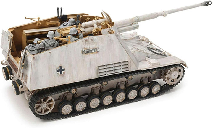 Tamiya 35335 1:35 Deutscher Panzerjäger Nashorn (4), Modellbausatz,Plastikbausatz, Bausatz zum Zusam
