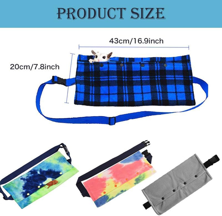 Tragetasche für Kleintiere, kleine Tiertasche für Bartagamen, Eidechsen und Reptilien, mit verstellb