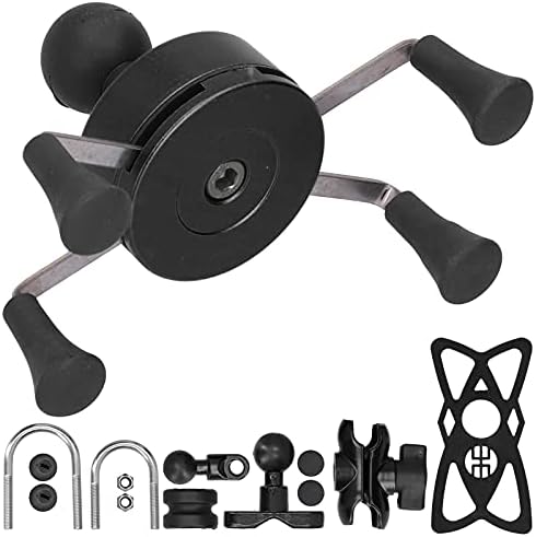aqxreight Handyhalter, Handyhalter X-Grip Lenkermodifikation Universal mit 13 Zubehörteilen für IOS