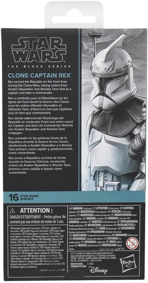 Star Wars The Black Series Klon Captain Rex, Star Wars: Ahsoka Premium Action-Figur zum Sammeln (15