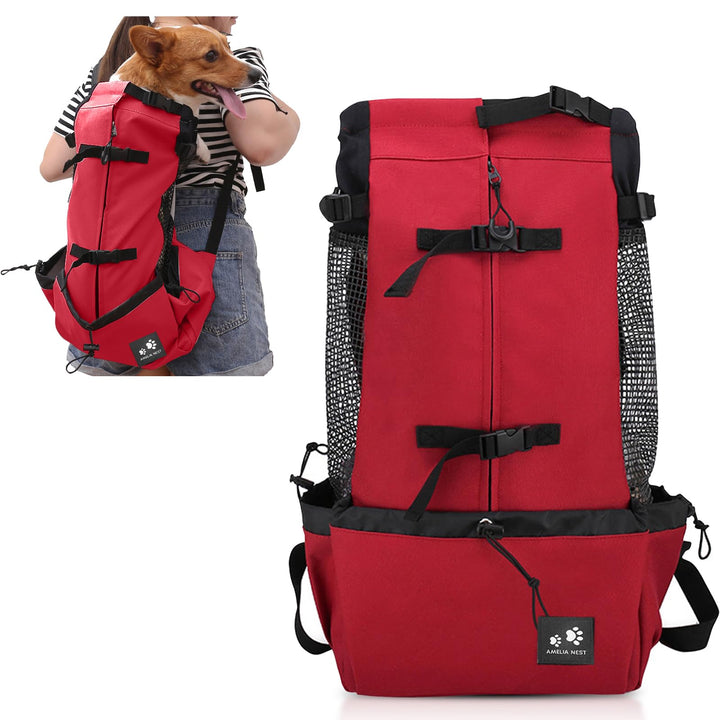PETCUTE Hundetasche Hundetransporttasche Tragetasche füR Hunde Katzen Wanderrucksack Seite Atmungsak