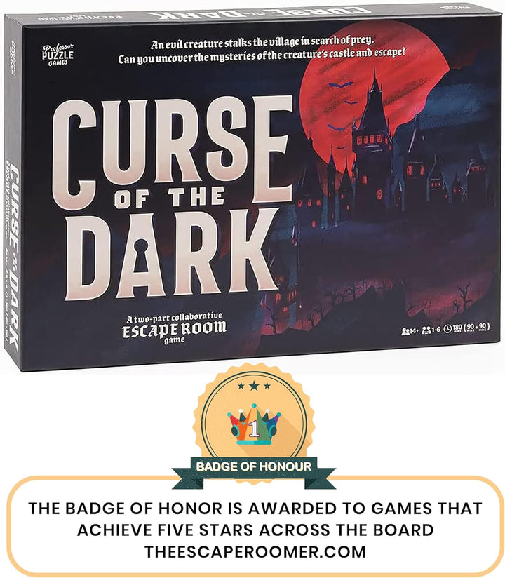 Professor Puzzle Curse of The Dark Escape Room Spiel – Untersuchen Sie das Geheimnis eines verurteil