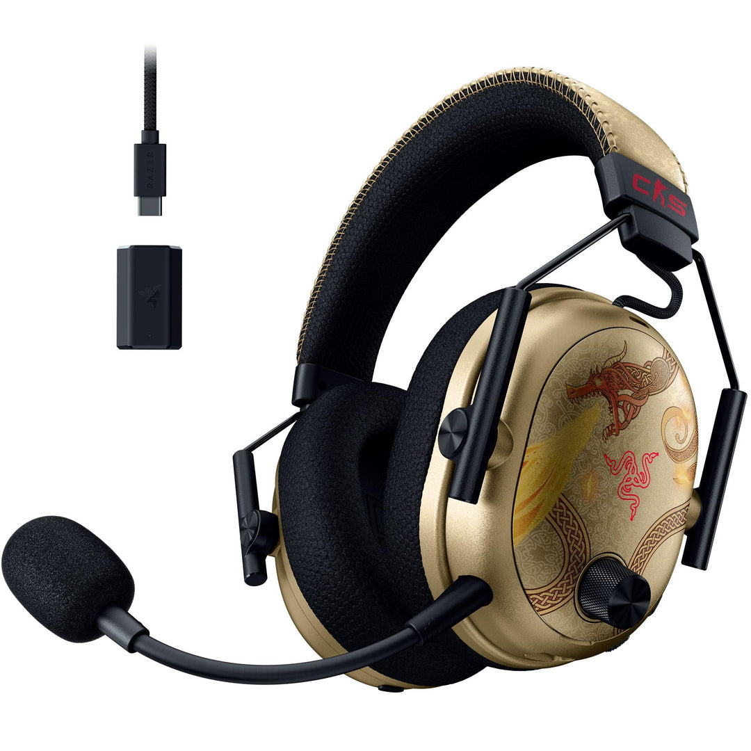 Razer BlackShark V3 Pro CS2 - Kabelloses E-Sport-Headset mit Geräuschunterdrückung - 50mm Audio Trei