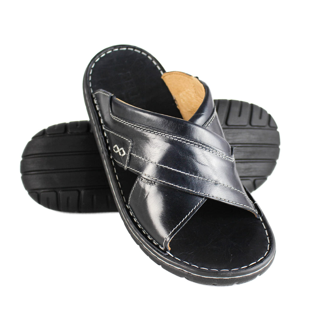 Zerimar Sandalen Mules Naturleder | Elegant Pantoletten Herren | Lässige Sandalen für Herren | Flip-