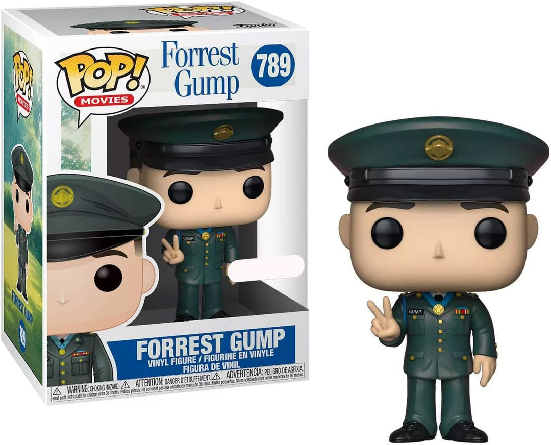 Funko – 42267 Pop! – Movies: Forrest Gump – Forrest Gump mit Medaille – Vinyl Figur, 9cm