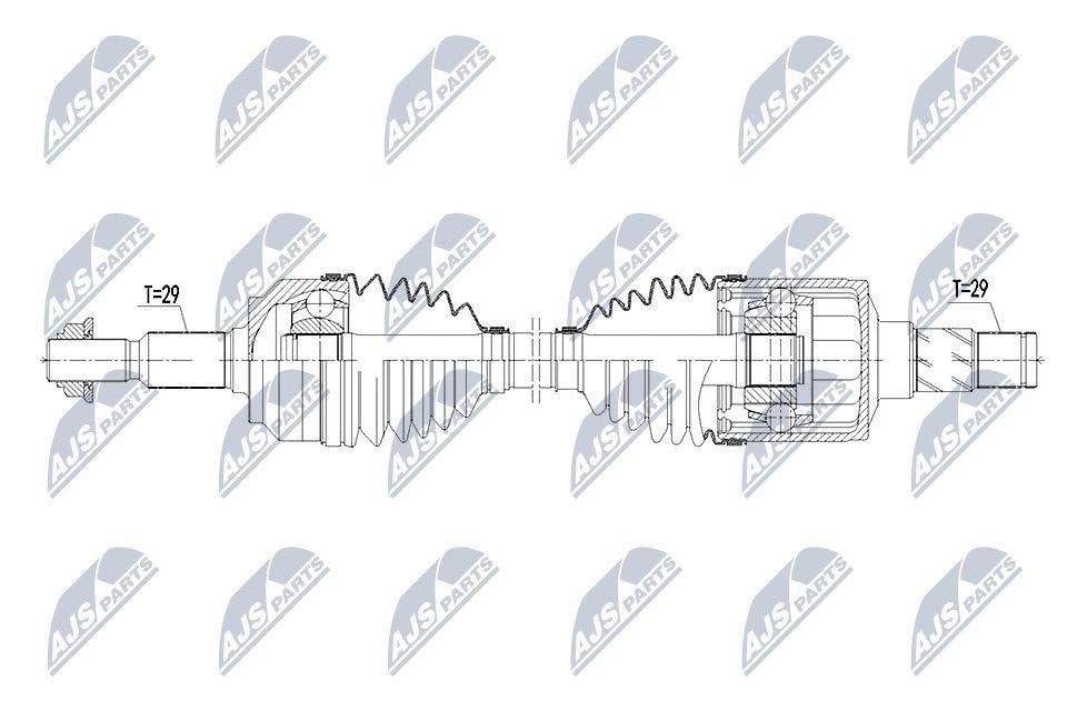 Antriebswelle z. Vergl. 52104701ab