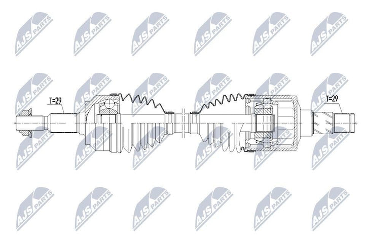 Antriebswelle z. Vergl. 52104701ab