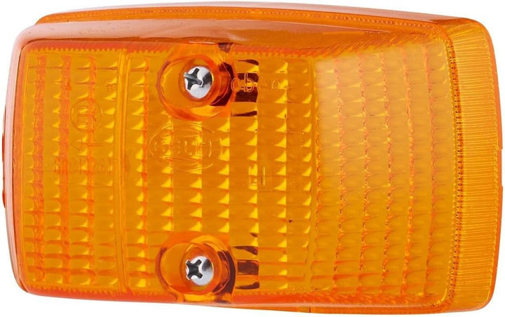 HELLA - Blinkleuchte - Halogen - 24/12/6V - Anbau/geschraubt - Lichtscheibenfarbe: gelb - Stecker: C