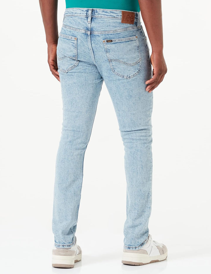 Lee Luke Herren Jeans Hose Denim Blau Slim Tapered Fit Männer Jeanshose Baumwolle Stretch W30 - W38