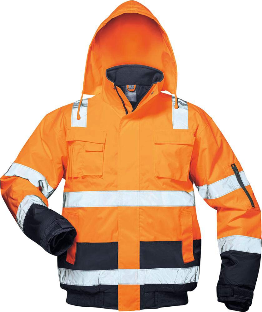 Elysee Warnschutz Pilotjacke"Jonas" Grösse, 1 Stück, 3XL, orange/blau, 23545-3XL, 3XL