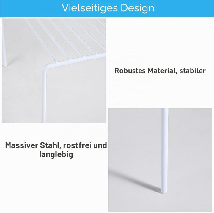IPEGTOP Set mit 2 Mini-Küchenschrank-Organizern, 27,7 x 13,9 cm, Gefrierschrank-Organisation, Aufbew