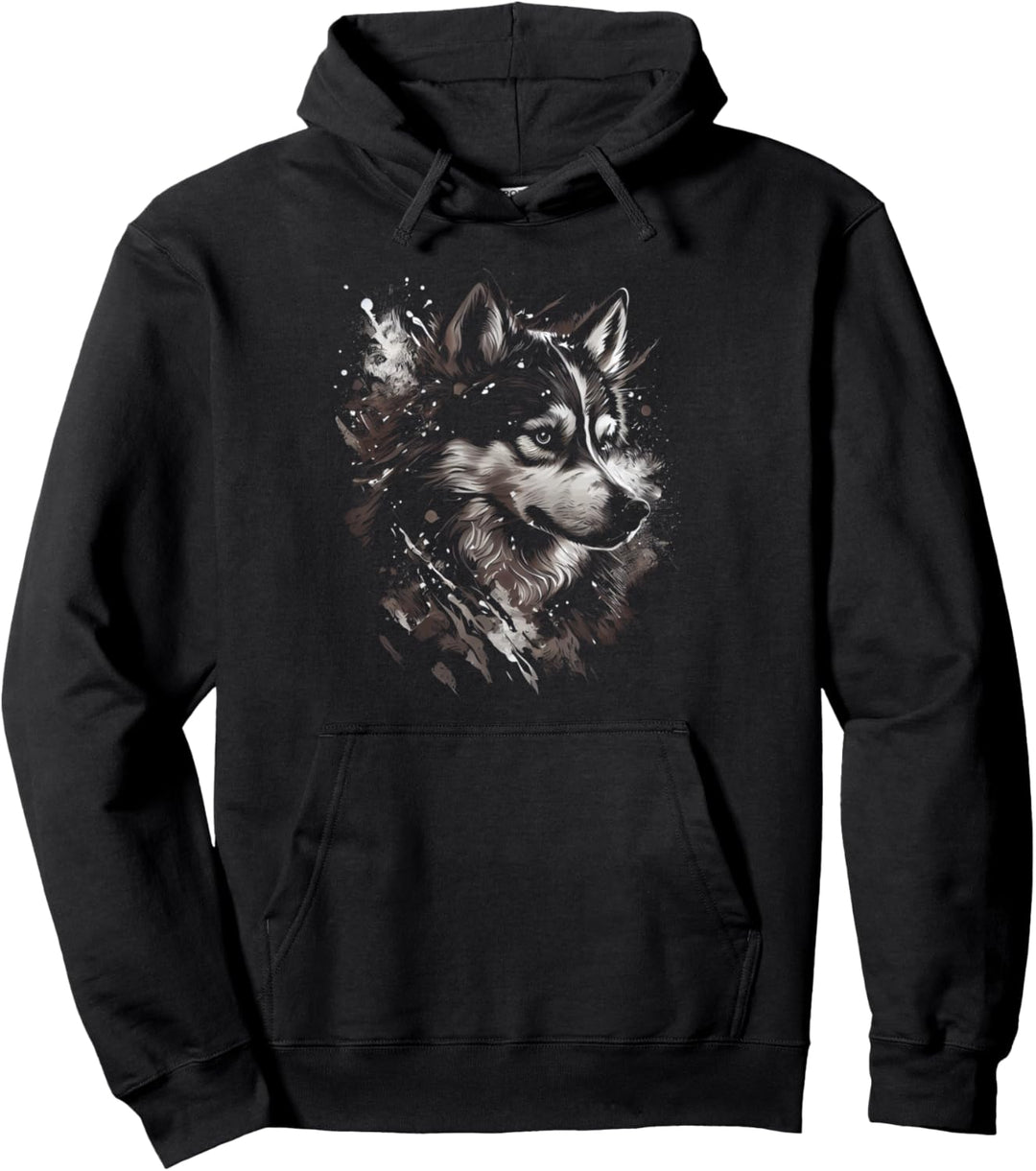 Husky Dog Sibirischer Husky Pullover Hoodie