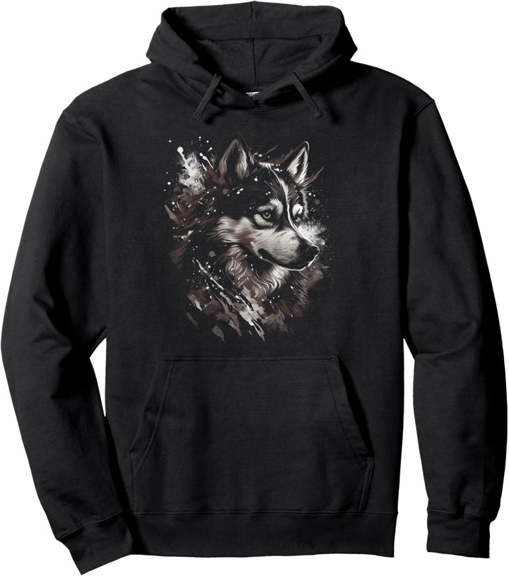 Husky Dog Sibirischer Husky Pullover Hoodie