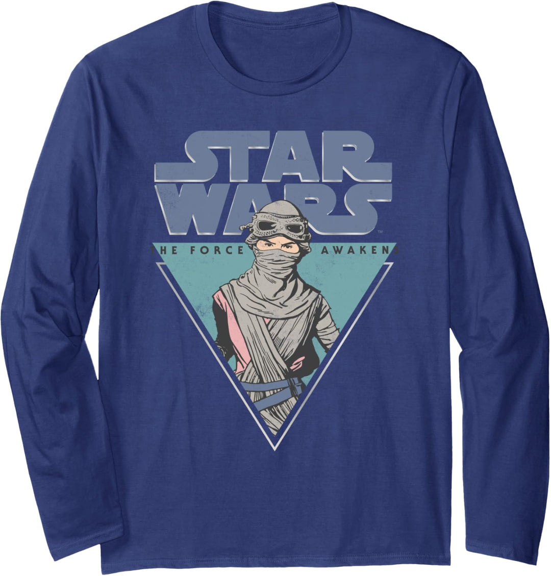 Star Wars Rey Episode 7 Triangle Force Langarmshirt