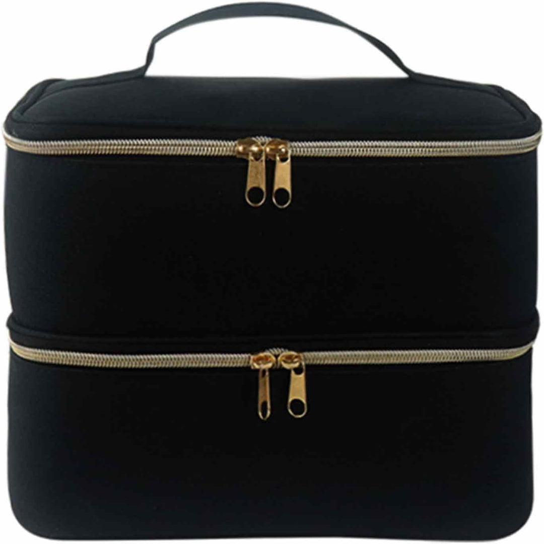 Nagellack Aufbewahrung Tasche Doppelschicht, Nagellack Reisetasche für 30 Flasche und Nagellampe, Na