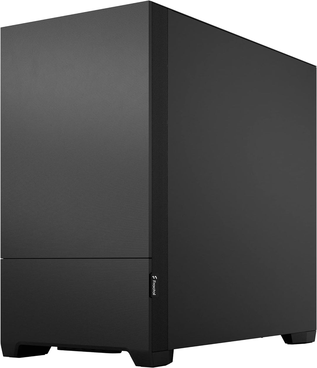 Fractal Design Pop Mini Silent Black – Solid - Bitumen Side Panels and Sound-dampening Foam - Three