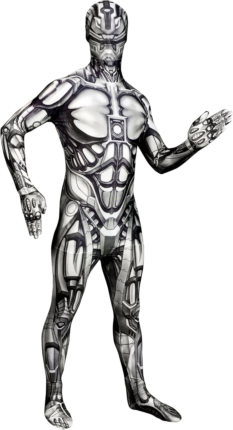 Morphsuits MLMADM Roboter Kostüm Erwachsenenkostüme, M, M Roboter