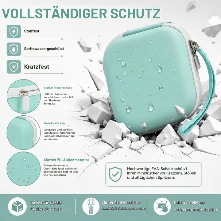ANKHOH Mini Drucker Tasche für Memoking T02/ für Phomemo M02/ M02S/ M02 Pro/ Q30S/ für Ponek Mini Po