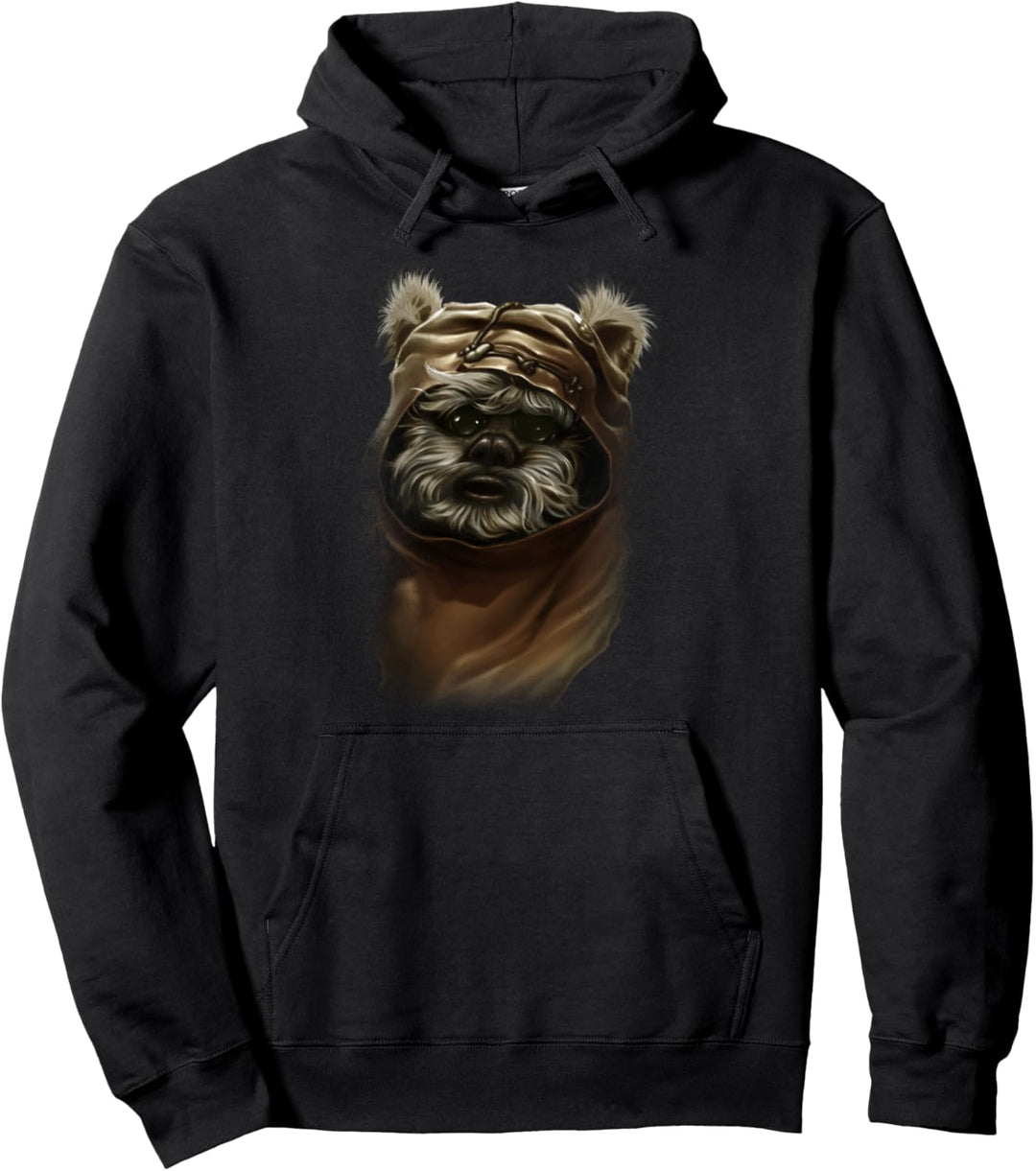 Star Wars Detailed Ewok Portrait Pullover Hoodie