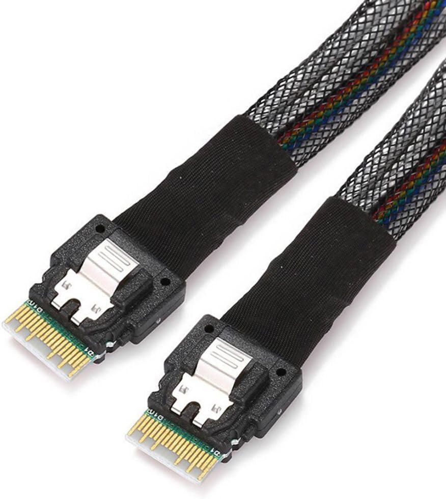 chenyang CY SFF-8654 Stecker auf SFF-8654 Stecker PCI-E Slimline SAS 4.0 SFF-8654 4i 38 Pin Host auf