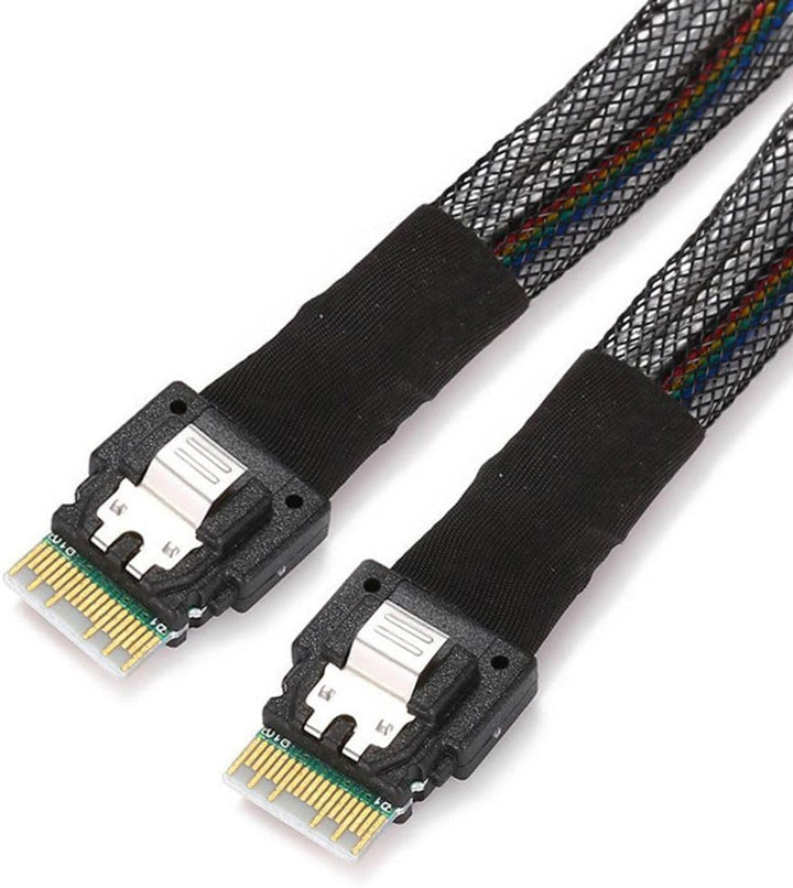 chenyang CY SFF-8654 Stecker auf SFF-8654 Stecker PCI-E Slimline SAS 4.0 SFF-8654 4i 38 Pin Host auf