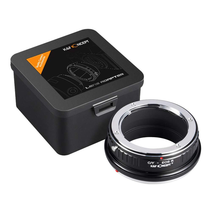 K&F Concept C/Y-EOS R Bajonettadapter Objektiv Ring für Contax Yashica C/Y Objektiv auf Canon EOS R-