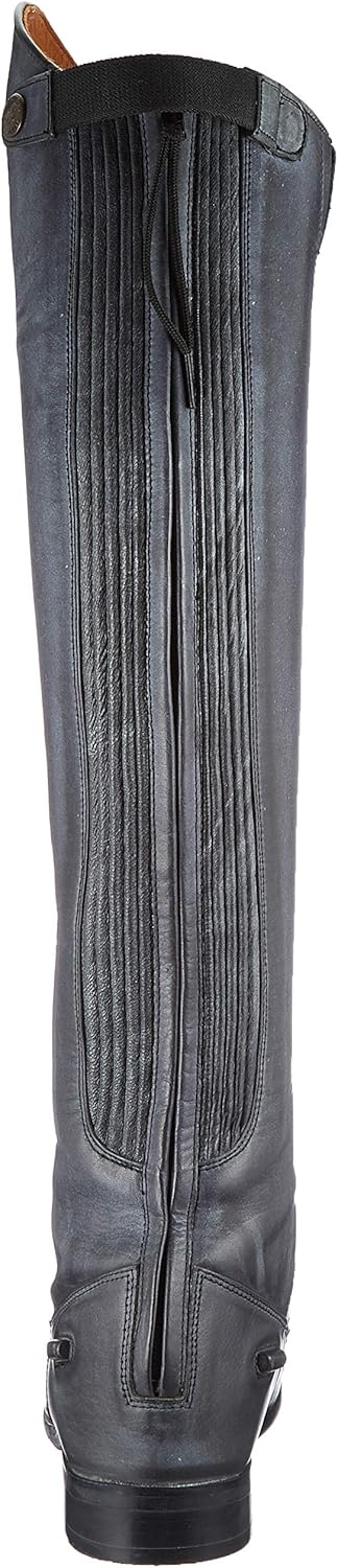 HKM Erwachsene Reitstiefel-Valencia, Langlänge/enge Weite9195 schwarz/grau36 Hose, 9195 schwarz/Grau