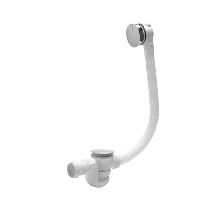 Wirquin, weiss 30723098 Badewannenablauf mit hohem Durchfluss und Metalldeckel