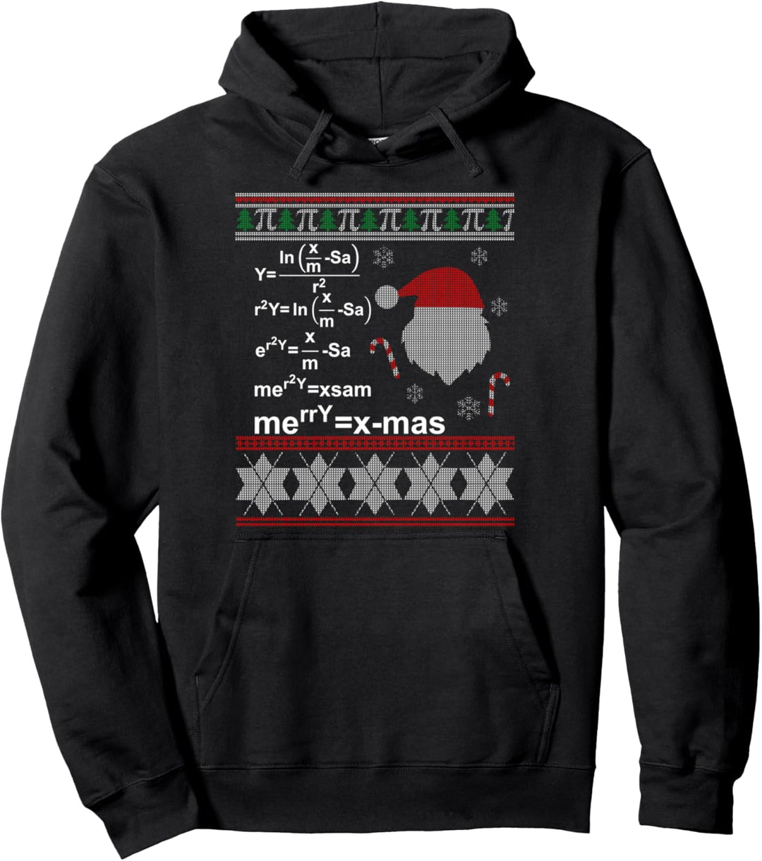 Hässlicher Weihnachtspulli Nerd Mathe Merry Christmas Formel Pullover Hoodie