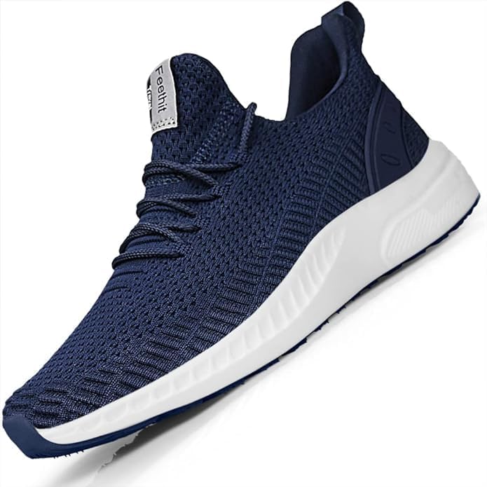 Feethit Turnschuhe Herren Laufschuhe Sportschuhe Sneaker rutschfeste Gummisohlen Leichte und Atmungs