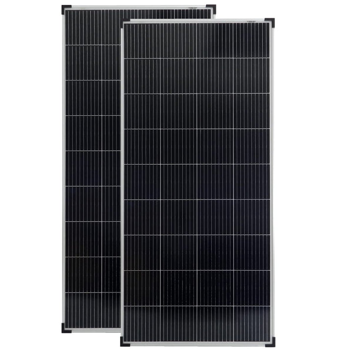 SOLARTRONICS Solarmodule 2x200 Watt 18V Mono Solarpanel Solarzelle für Solaranlagen Garten Camping W