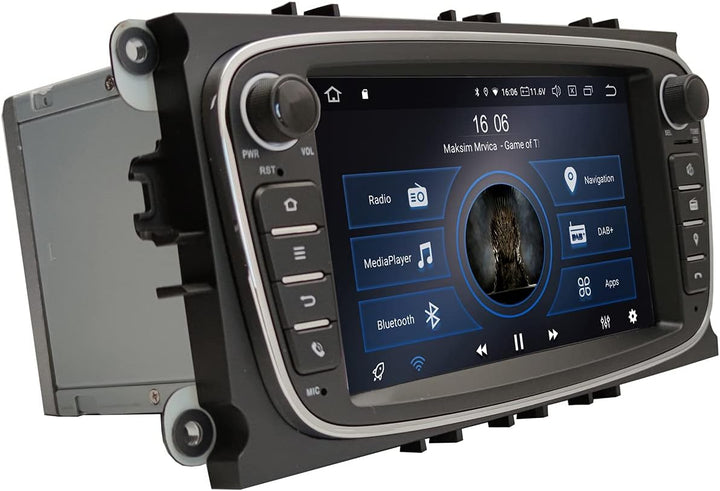 M.I.C. AF7 Android 13 Autoradio mit Navi Qualcomm 665 4G+64G Navigation Ersatz für Ford Focus mk2 Mo