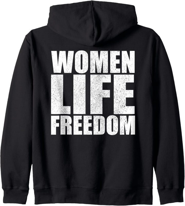 Women Life Freedom women rights support mahsa Kapuzenjacke