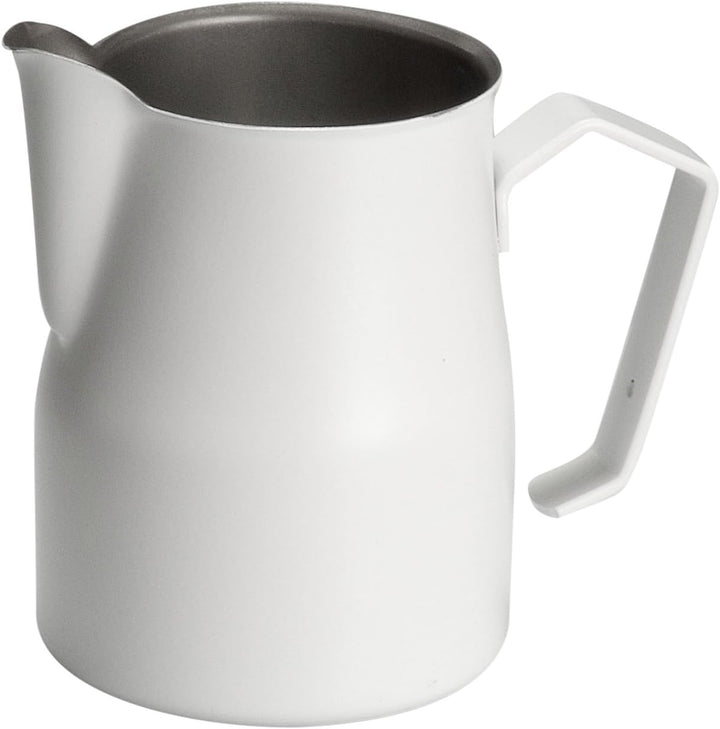 Motta 8007986024503 Europa Milchkännchen, Professional Antihaft 500 ml, Stahl, weiss, 12,5 x 7 x 10,