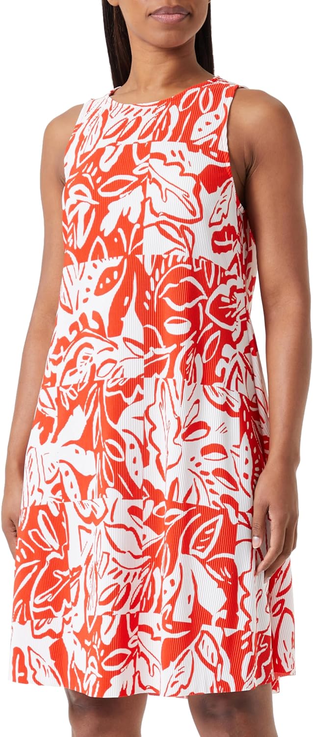 s.Oliver Kleid Midi ,Orange ,32