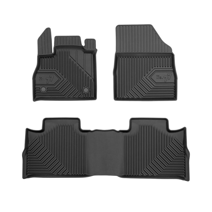 FROGUM No.77 Gummimatten Ganzjahresset von Auto Fussmatten Autofussmatten für Renault Espace V ab 20