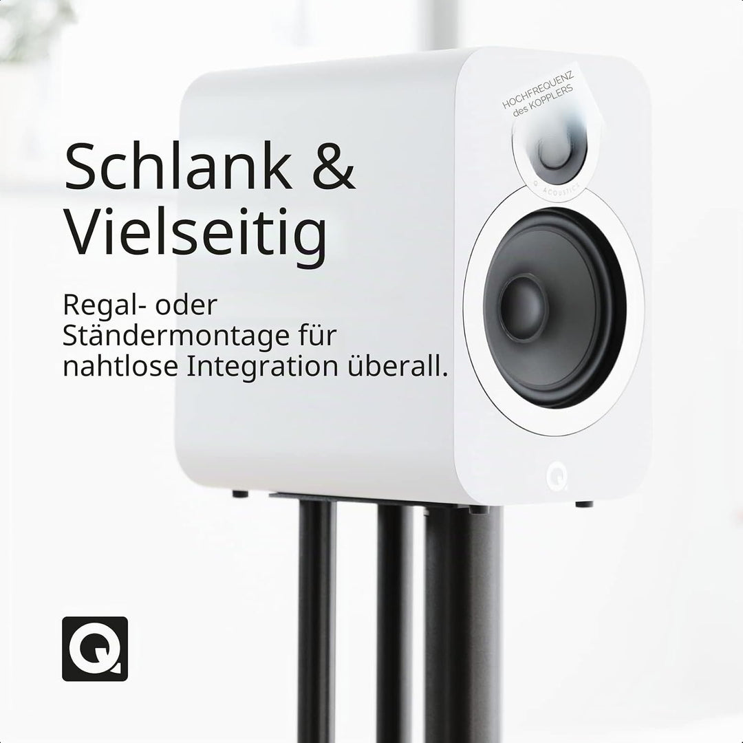 Q Acoustics Regallautsprecher Q 3010 I Weiss (Paar) BYS/207, BYS/207