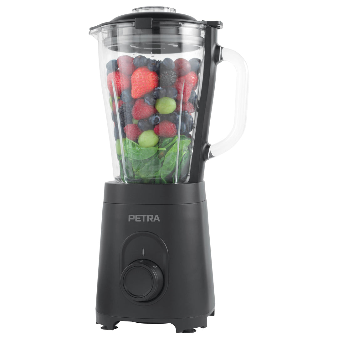 Petra Standmixer Glas 1,5L, Smoothie Maker & Mixer für Küche, Hochleistungsmixer mit Impulsfunktion,