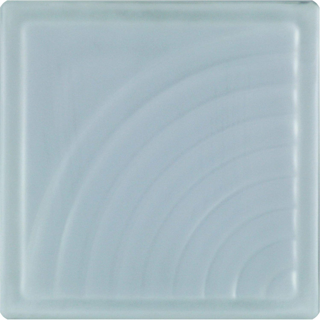 Fuchs Design 6 Stück Glassteine BM Glassteine Midarc SUPER White Glasstein 2-seitig satiniert 19x19x