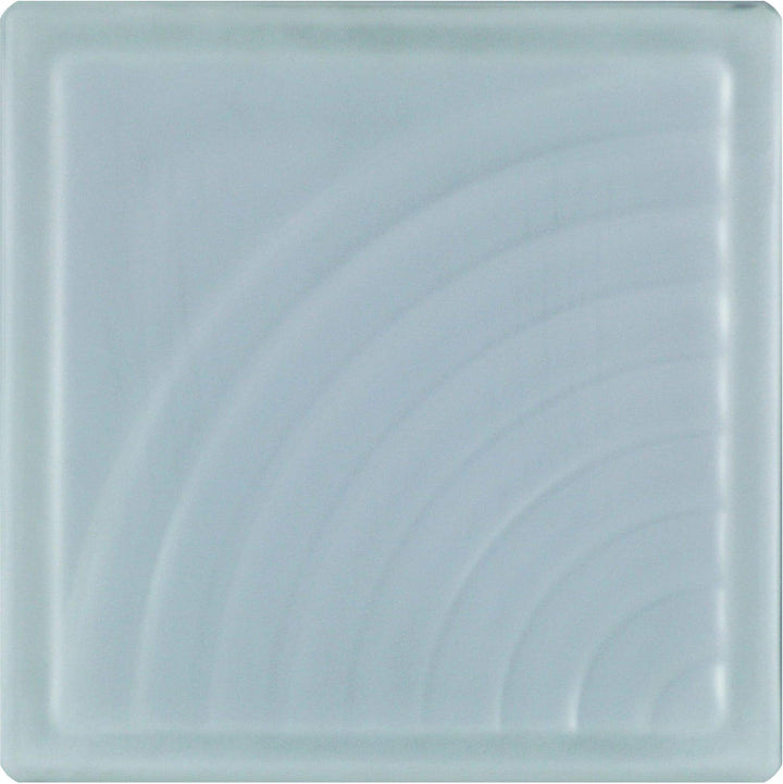 Fuchs Design 6 Stück Glassteine BM Glassteine Midarc SUPER White Glasstein 2-seitig satiniert 19x19x