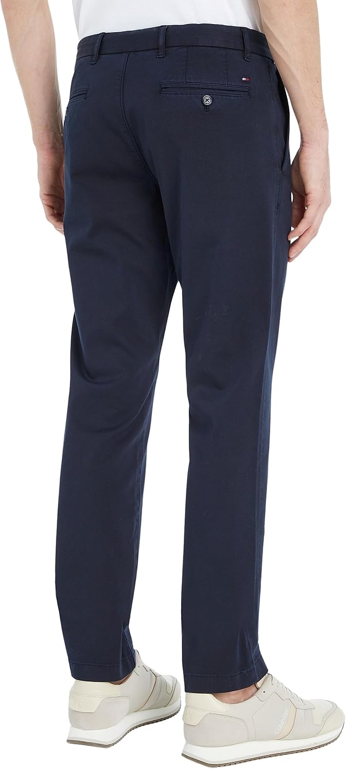 Tommy Hilfiger Herren Gewebte Hosen 33W / 32L Blau (Desert Sky), 33W / 32L Blau (Desert Sky)