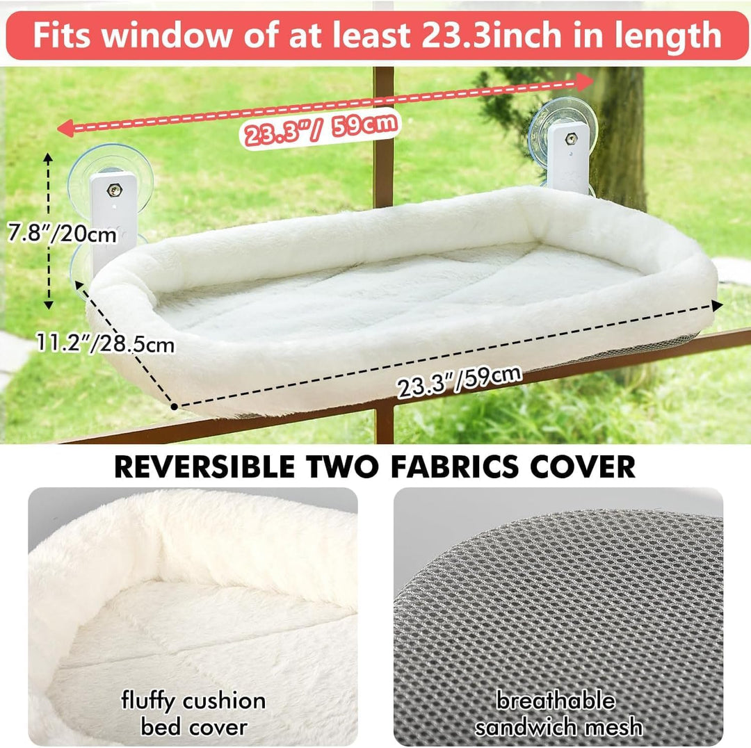 Katzen fensterliege-Faltbare Fenster hängematte für Katzen-Katze fensterbett,52cm Fenster hängematte