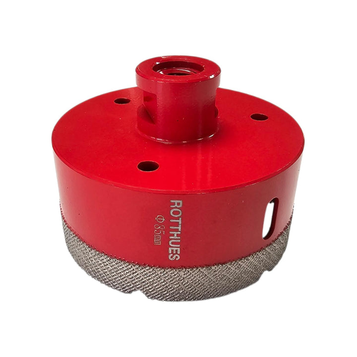 Matrix Diamant-Bohrkrone Hohlbohrer Ø85 mm M14 Segmenthöhe 15 mm für Fliesen Porzellan Keramik Marmo