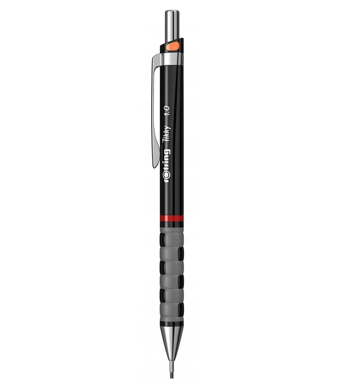Rotring Tikky Grip Druckbleistifte, Metall, 1,0 mm, Schwarz, 3 Stück