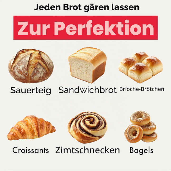 Brod and Taylor Regal-Set, Edelstahl Proofer and Slow Cooker weiss, Proofer and Slow Cooker