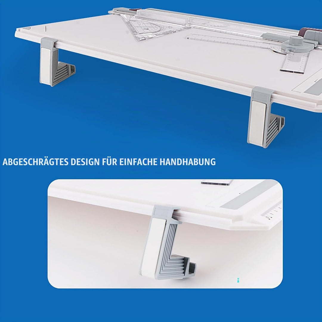 NEWFUN Zeichenplatte A3, Zeichenbrett A3, Drawing Board, Multifunktionales Zeichenbrett für das Tech