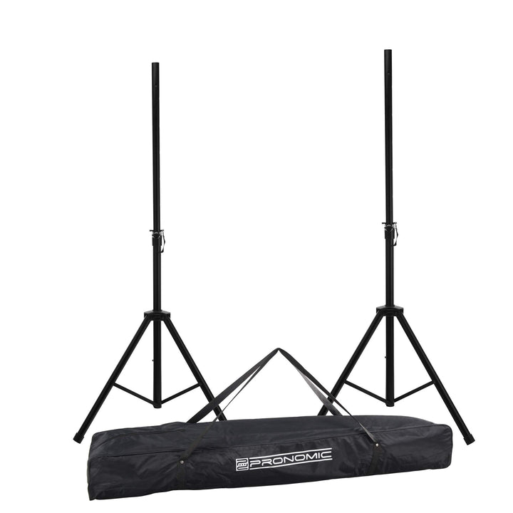 2x McGrey SPS-1 Boxenstativ Stahl Set - Boxenstativ aus Stahl - Stabile Konstruktion - Ausziehbar vo