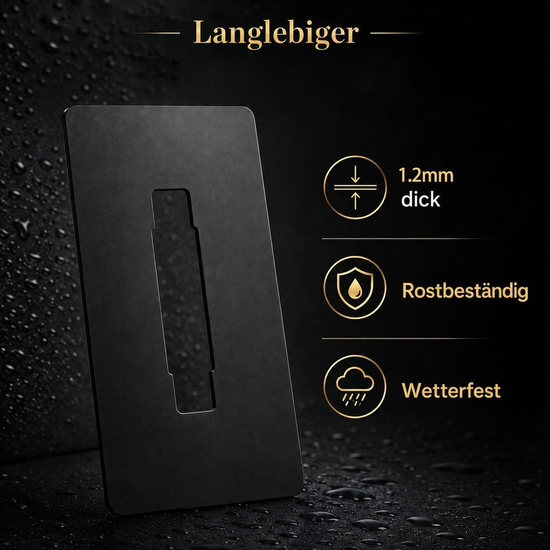 Blende Klingelschild für Eufy Video Doorbell E340 S220 C30 & C31 – Türklingel ZubehörI I Türstation